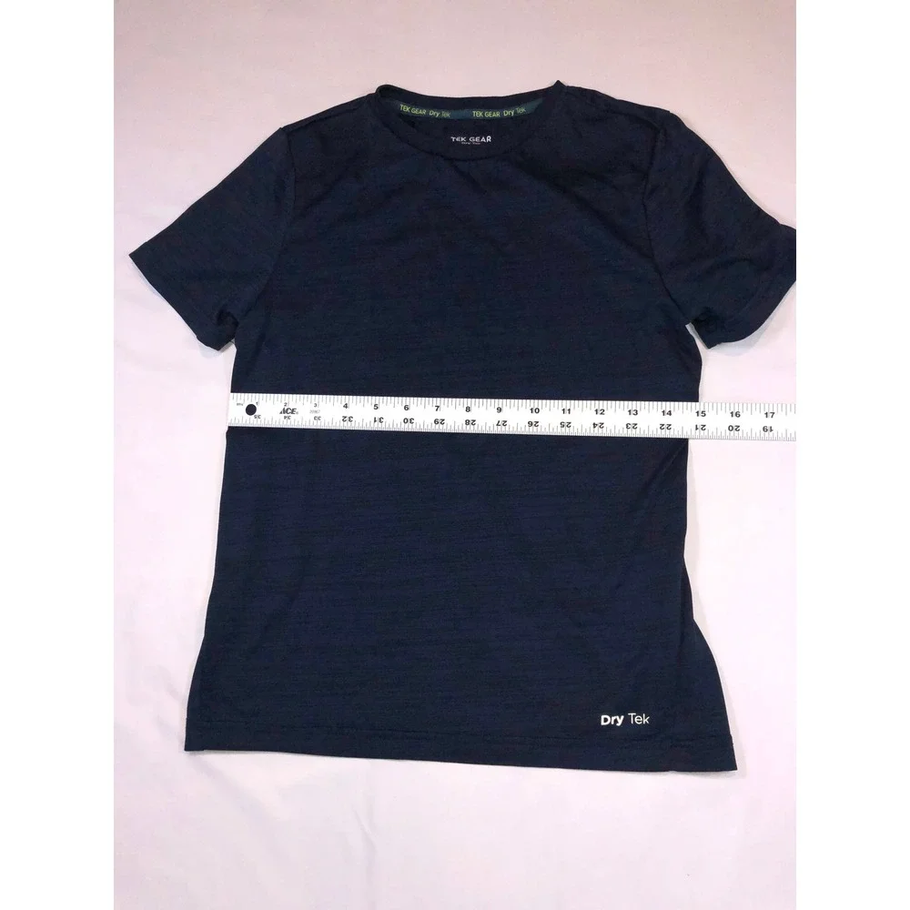 Boys Tek Gear Dry Tek Shirt and Gymboree Striped Board Shorts Swim Set Navy Blue